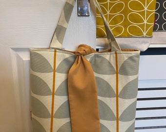 orla kiely packaway shopper