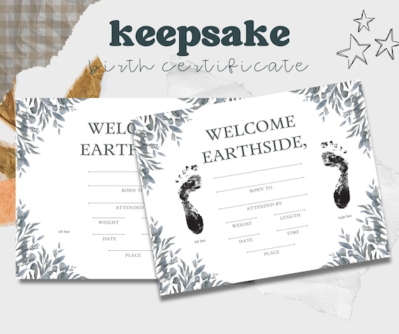 customizable footprint keepsake | birthworker gift | client gift | homebirth midwife