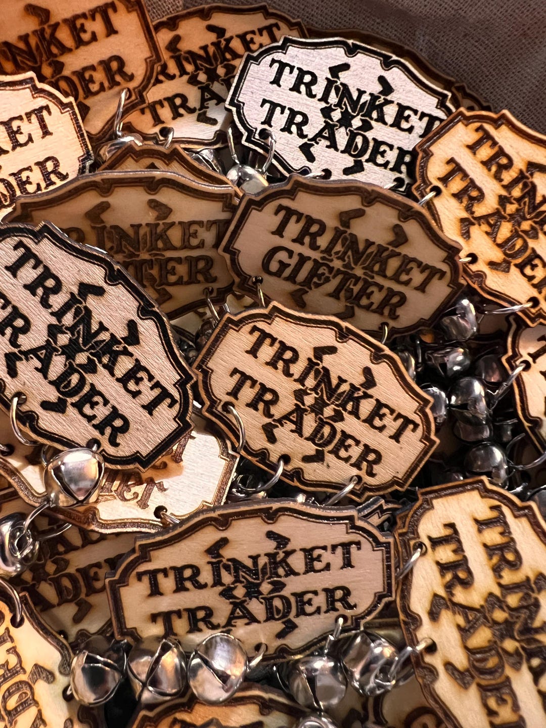 Trinket Trader Gifter Renaissance Themed Wooden Pins | Funny Ren Faire ...