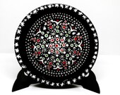 Mandala Decorative Wood Plate Collectors, Boho Trinket Tray Wooden Wall Dish
