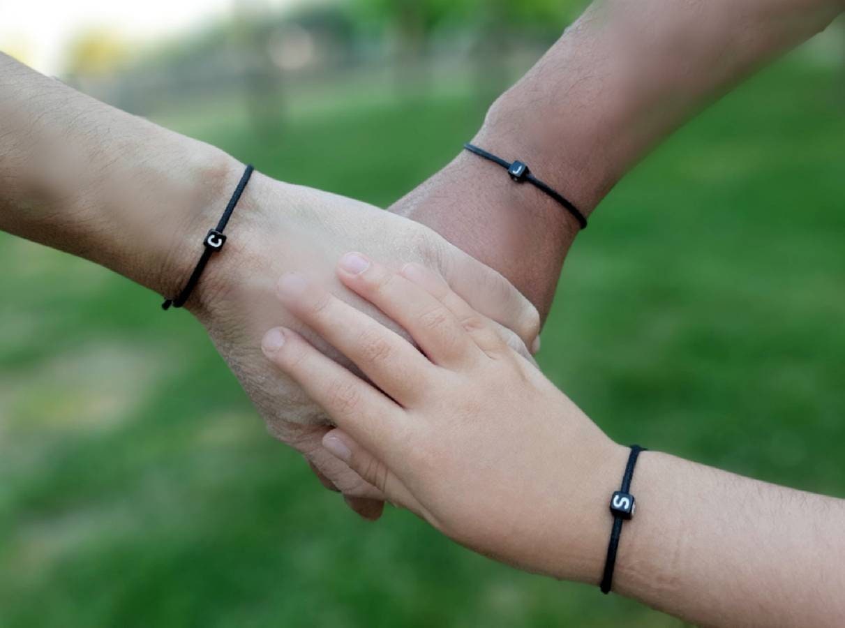 Personalised Family Bracelets Father 