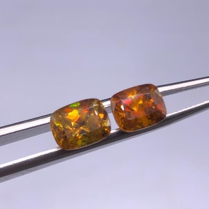 Pacote de pedras preciosas esfeno verde-amarelas naturais | Gemas de titanita de 5,50 ct