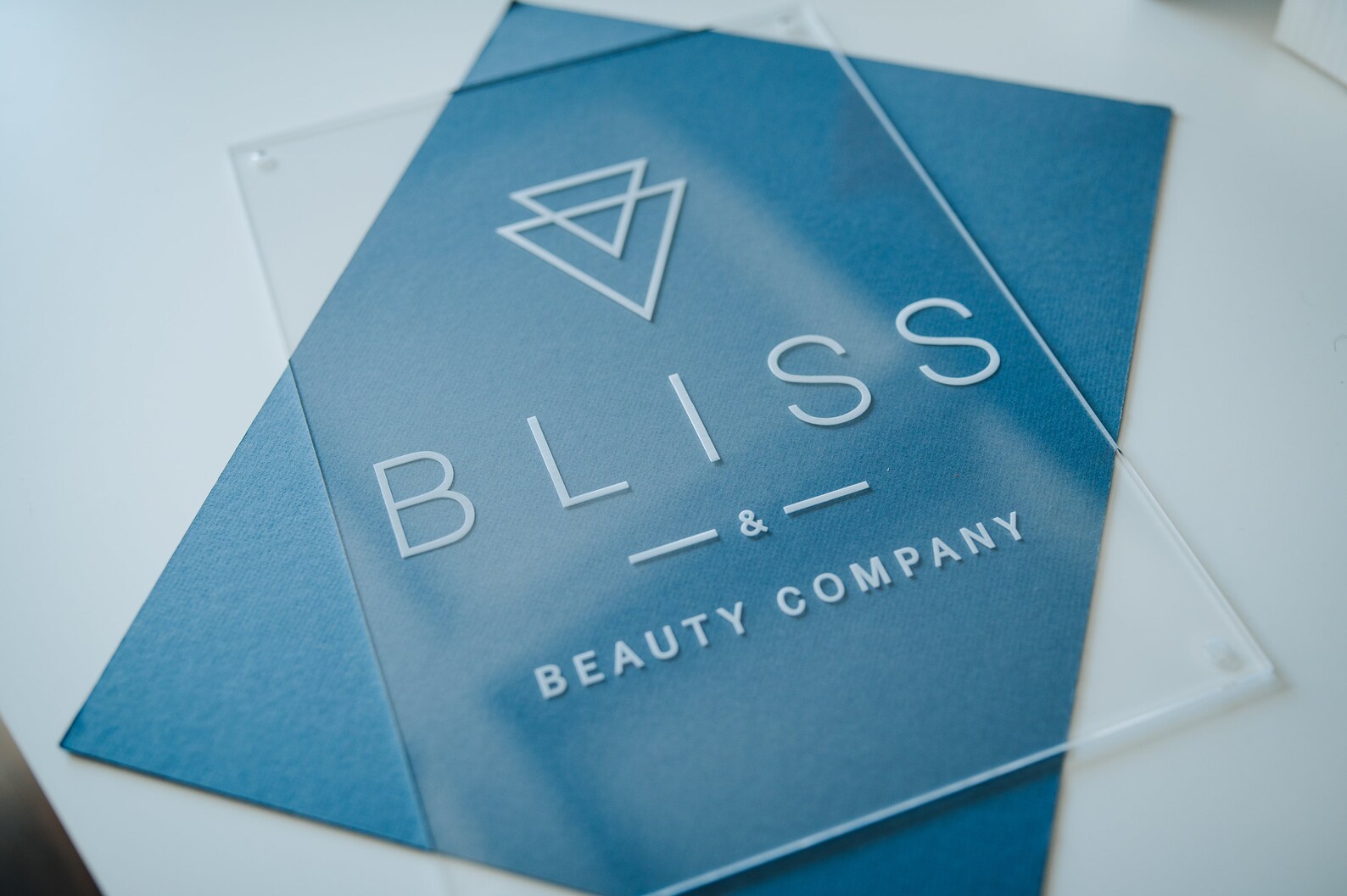 Engraved Clear Acrylic Standoff Sign multiple Sizes Etsy