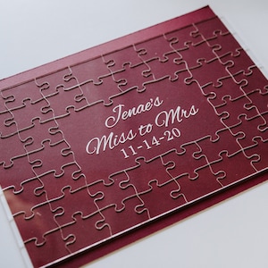 Acrylic Puzzle Wedding/Event Guestbook