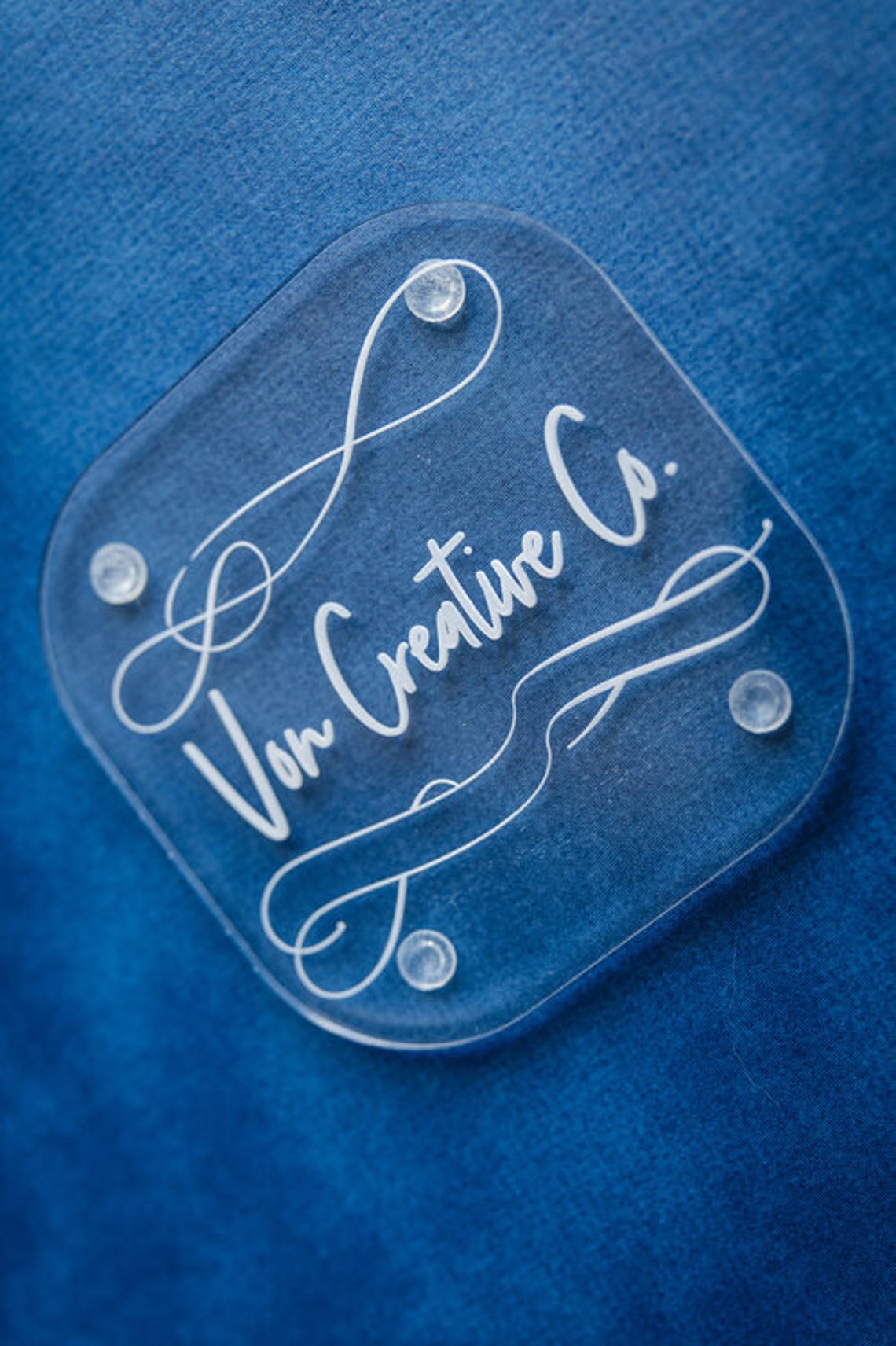 Logo Engraved Acrylic Coasters Etsy