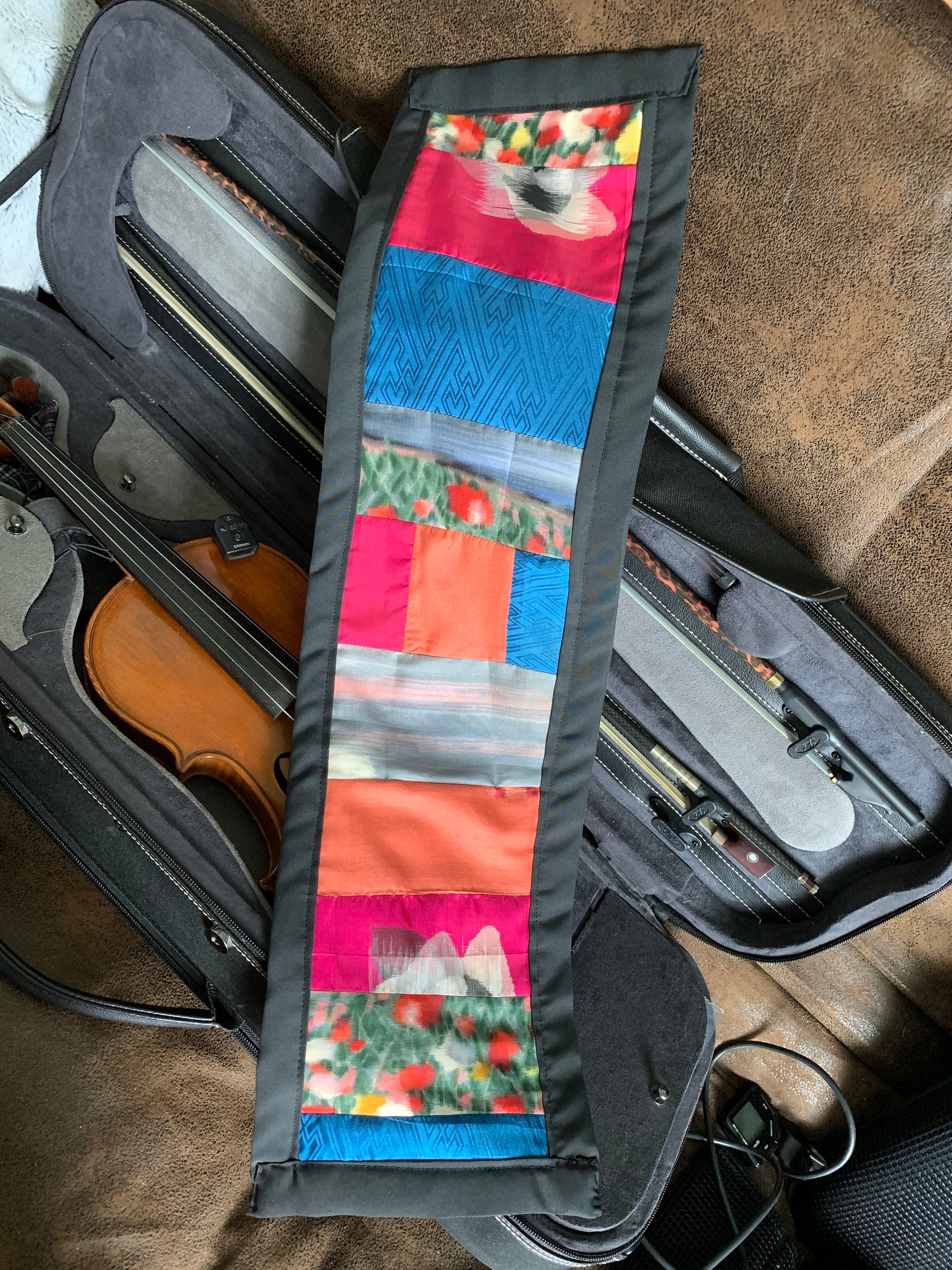 Violin Blanket Case Blanket made from Antique Kimono Silks a Etsy