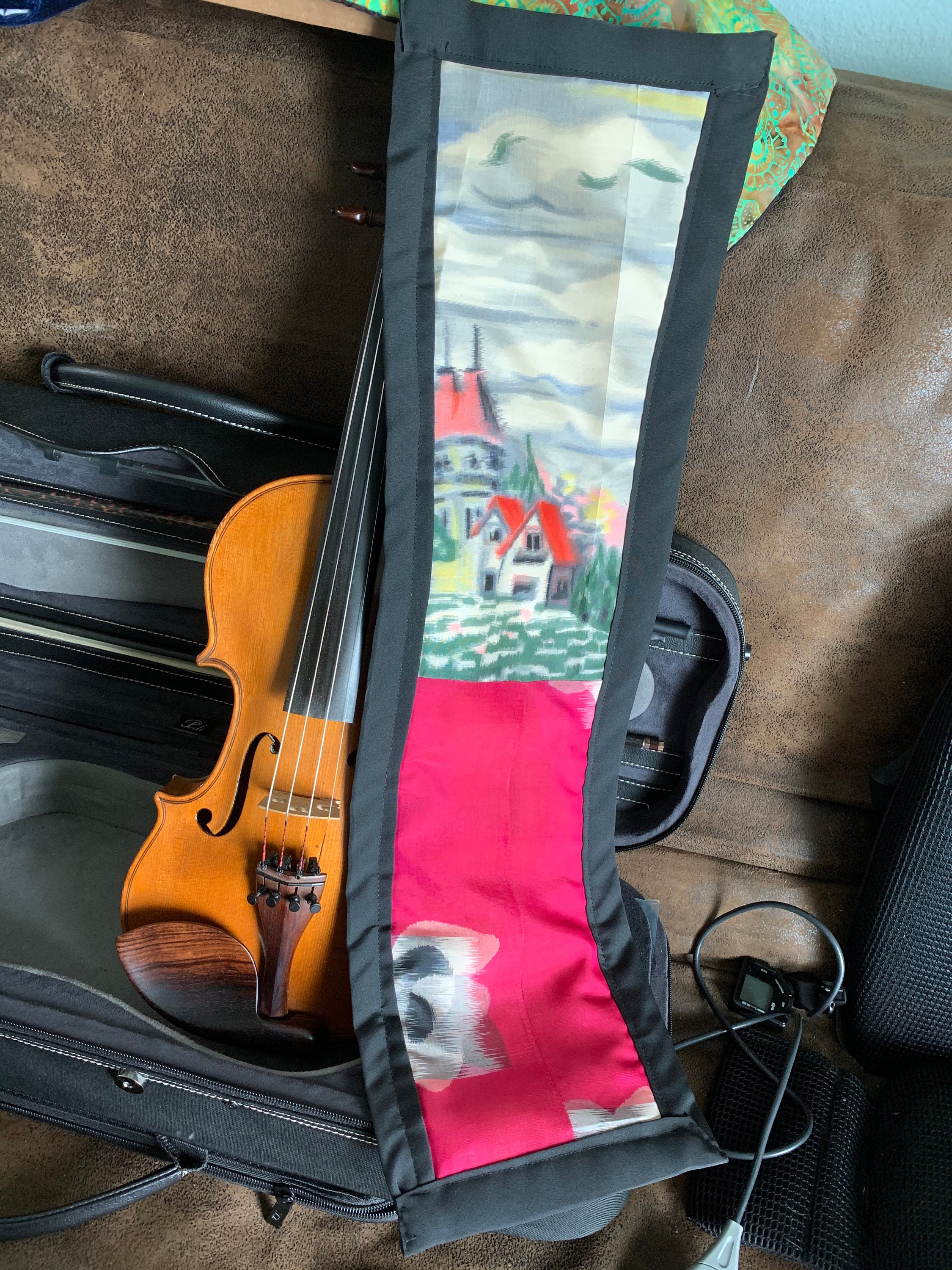 Violin Blanket Case Blanket made from Antique Kimono Silks a Etsy