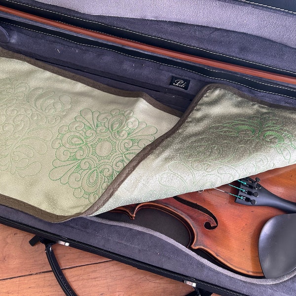 Hand Made Kimono Silk Violin or Fiddle Case Blanket