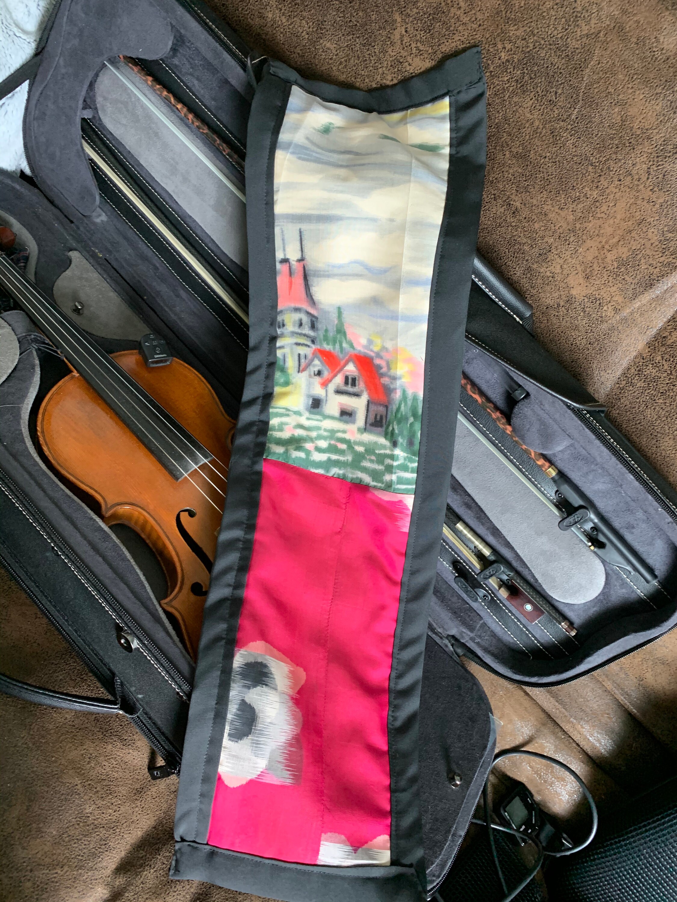 Violin Blanket Case Blanket made from Antique Kimono Silks a Etsy
