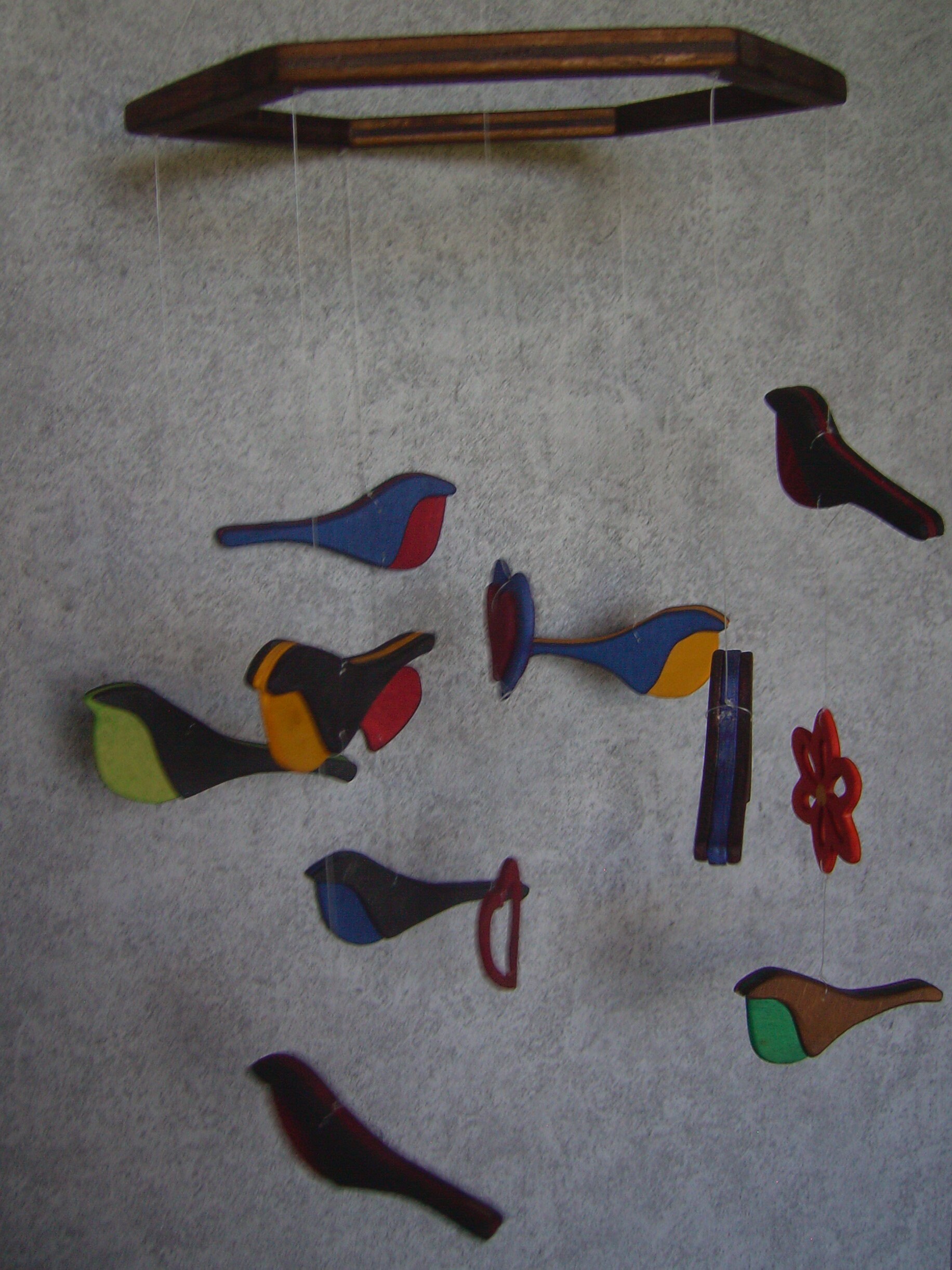 Mobile Vögel aus Holz Etsy