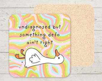Funny Goose Coaster, Funny Gifts,  Funny Quote Coaster, Funny Office Coaster, Joke Present, Funny Coasters, Best Friend Gift, Colleague Gift
