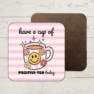 Funny Quote Coaster, Positivity Gifts, Funny Gift, Funny Office Coaster, Joke Present, Funny Coasters, Friendship Gift, Novelty Coasters