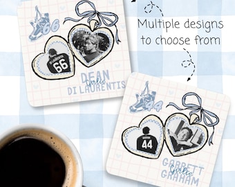 Off Campus Coaster, Briar University, Bookish Gifts, Ice Hockey Romance Reader, Garrett Graham Fan
