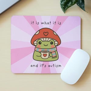 Funny Frog Mouse Pad, Funny Mouse Pad, Funny Office Gifts, Work Bestie Gift, Colleague Gifts, Funny Meme Gifts, Frog Lover Gift