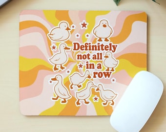 Funny Duck Mouse Pad, Funny Mouse Pad, Funny Office Gifts, Work Bestie Gift, Colleague Gifts, Funny Meme gift, Office Secret Santa