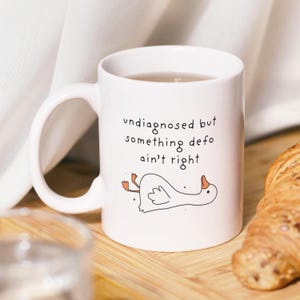 Funny Goose Mug, Funny Work Mug, Funny Office Mug, Silly Goose Gifts, Friendship Gift, Work Colleague Gift, Joke Present, Funny Secret Santa image 1