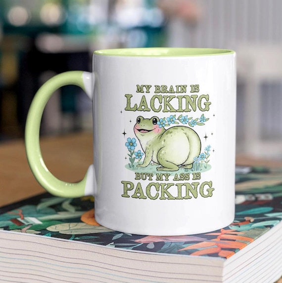 Lustige Frosch-Tasse, lustige Kaffeetasse, lustige Büro-Tasse, lustiges Zitat Becher, Freundschaft Geschenk, Kollege Geschenk, Frosch-Liebhaber-Geschenk, Büro Wichtel
