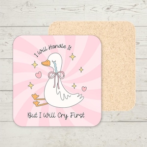 Silly Goose Coaster, Funny Coaster, Funny Office Gifts, Joke Present, Stocking Filler, Best Friend Gift, Funny Goose Meme, Silly Goose