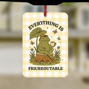 Lustiges Zitat Auto-Lufterfrischer, lustiger Auto-Lufterfrischer, Autozubehör, lustiges meme Geschenk, lustiges Auto-Geschenke, Frosch-Liebhaber-Geschenk, Freundschaftsgeschenke