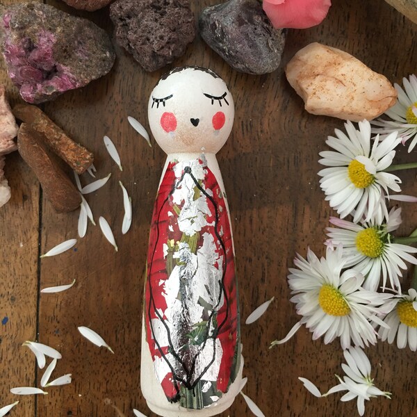 Wood Street Doll - Kokeshi, peg doll (grande)