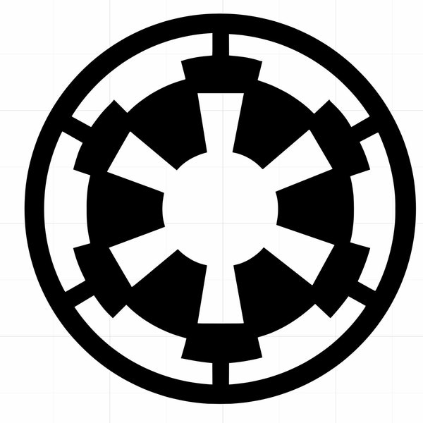 Imperial Vinyl Logo Car Window Decal Star Wars