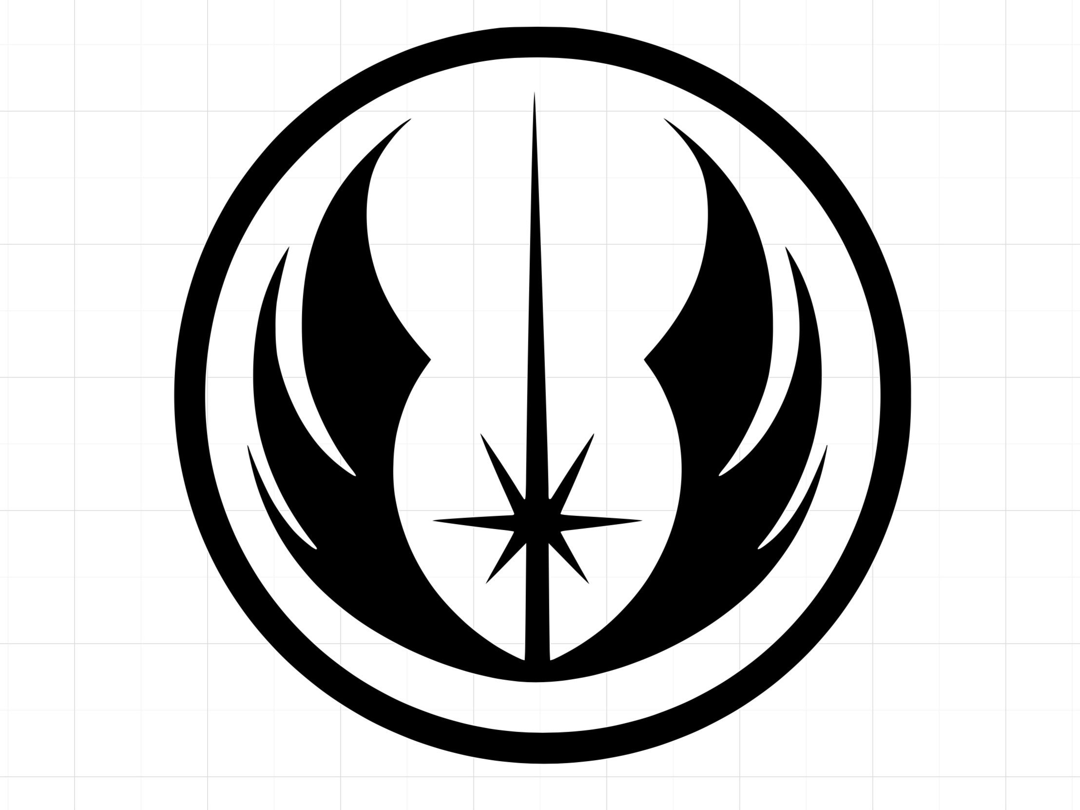 Star Wars Schwarz Und Silber Jedi Order Emblem Qualit t Emaille Manschettenkn pfe Rockboden 