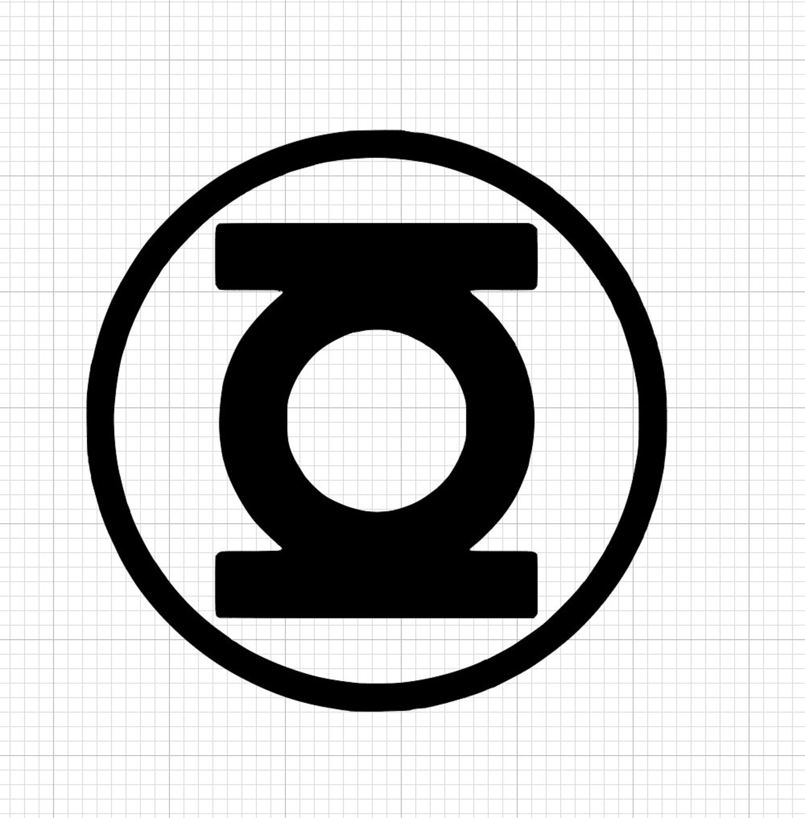 The Green Lantern Vinyl Decal Car Window Sticker DC Comics Etsy