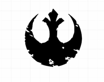 Star Wars Rebel Logo Tattered - Etsy