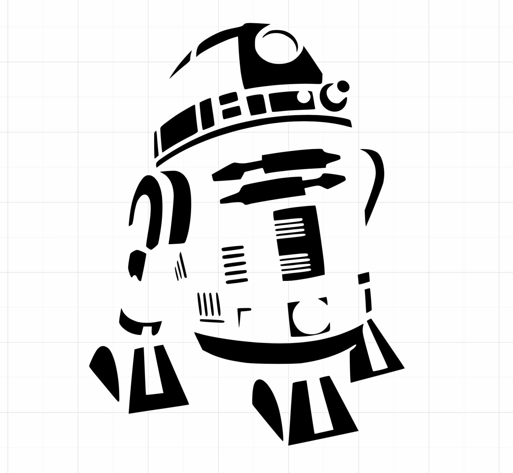 R2D2 Vinyl Decal Star Wars Window Sticker - Etsy Australia