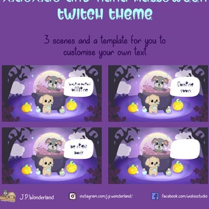 Halloween Twitch Overlays by JPWonderland