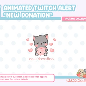 Animated Twitch Alert (New Donation)