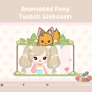 Animated Foxy Twitch Webcam