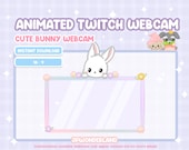 Animated Bunny Twitch Webcam