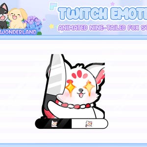 Animated Twitch Fire / Angry Emotes - Nine-Tailed Fox / Kumiho Twitch Alert / Gumiho Twitch/Discord Emotes