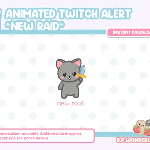 Animated Twitch Alert (New Raid)