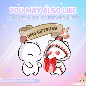 Animated FF Moogle Twitch Alert - Gift Sub