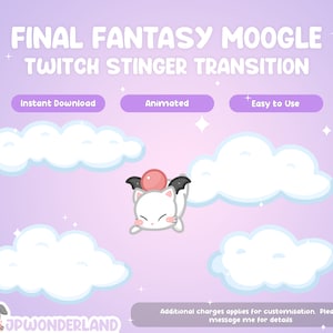 Animated FF Moogle Twitch Stinger Transition