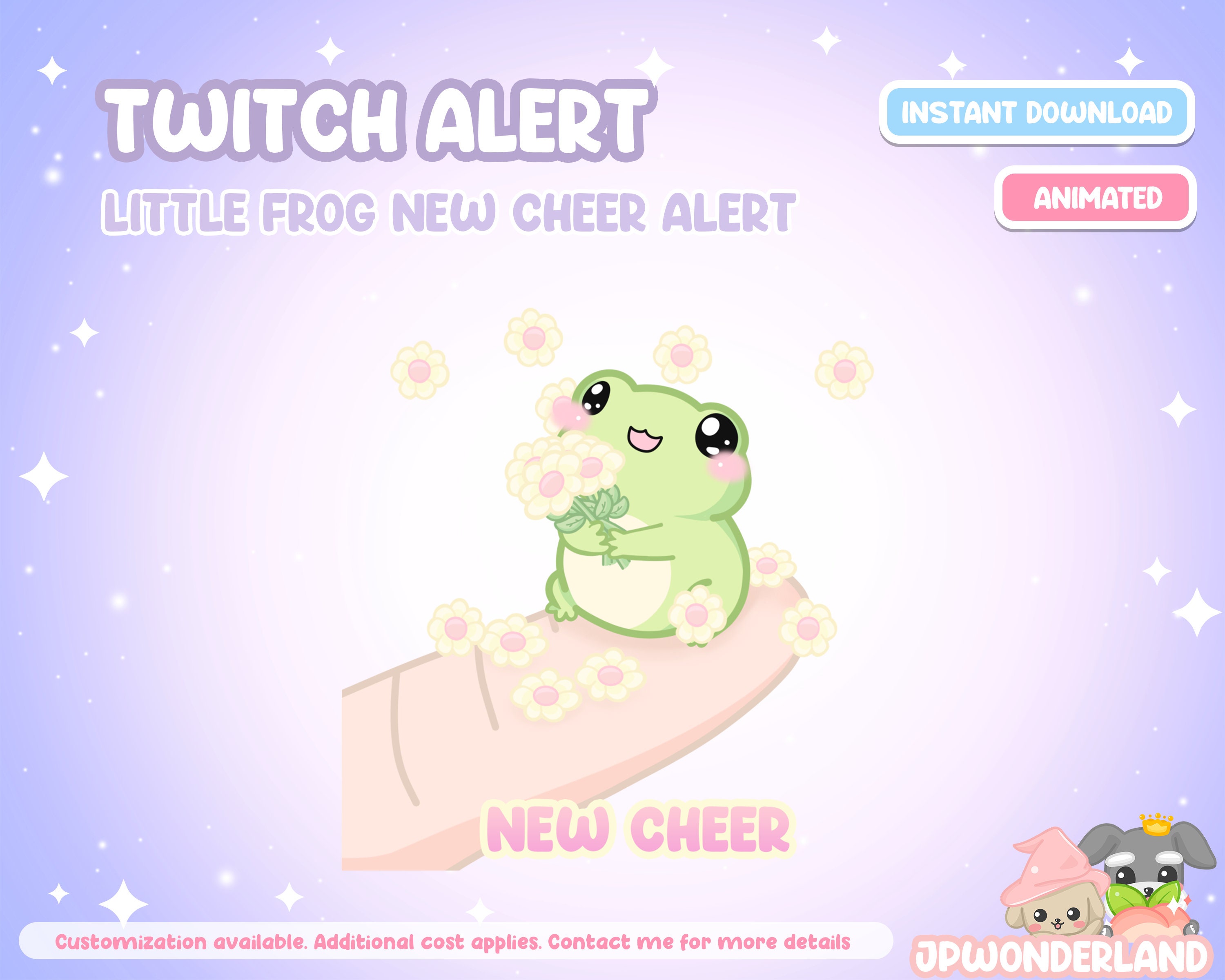 Animated Little Frog Twitch New Cheer Alert / Stream Alert / Twitch ...