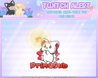 アニメかわいい九尾の狐プライムサブアラート