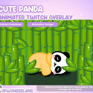 Animado Lindo Panda Twitch Stinger Transición