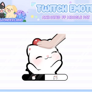 Animiertes FF Mogry Twitch Emote - Mogry Pat / Twitch Overlay / Stream Emote / Discord Emotes