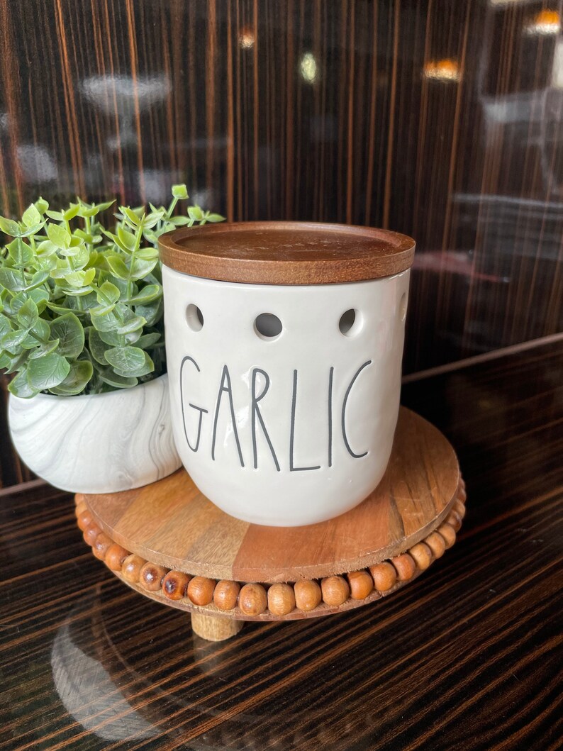 Rae Dunn garlic holder garlic canister garlic cellar Etsy