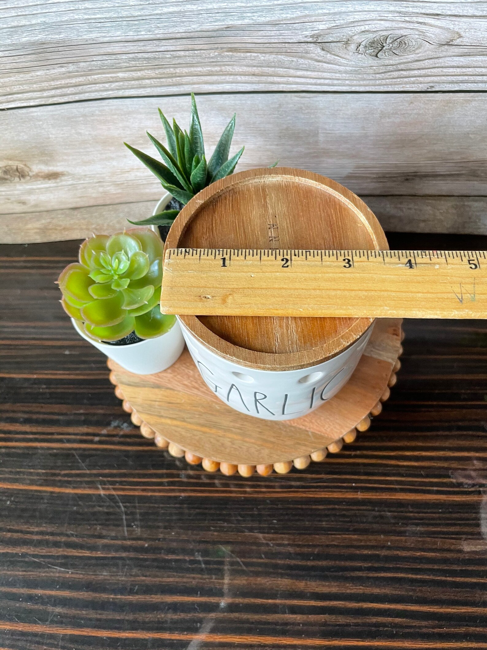 Rae Dunn garlic holder garlic canister garlic cellar Etsy