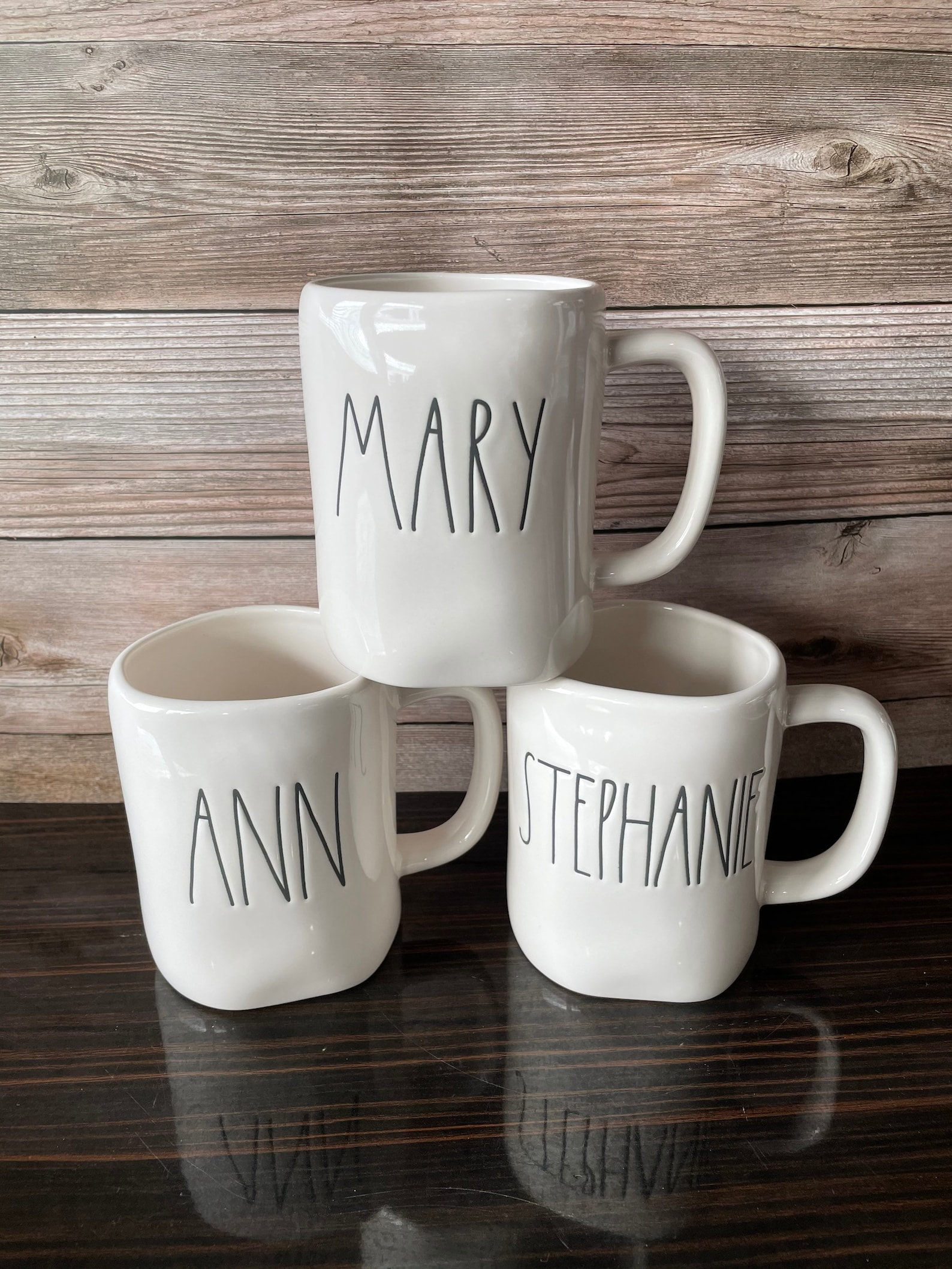 Rae Dunn Name Mugs Personalized Mug Gift Idea Birthday Etsy