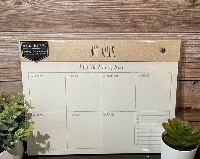 Rae Dunn My Week Calendar 2025