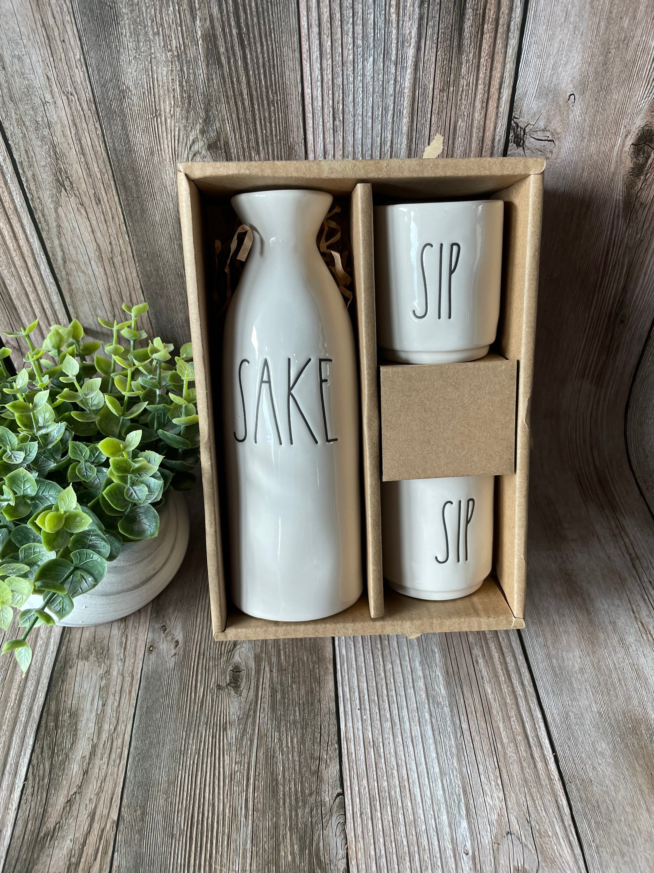 Sake SIP SIP Set Rae Dunn Sake and Cup Set Home & Living Drink