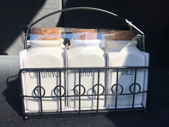 Juego De Tarros De Pecias Transparent, Botella... - Vicedeal