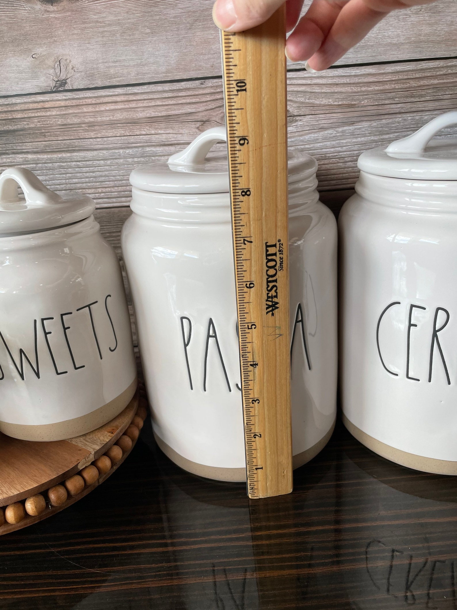 RAE DUNN Canisters Pasta / Cereal / Granola / Sweets Gift Etsy