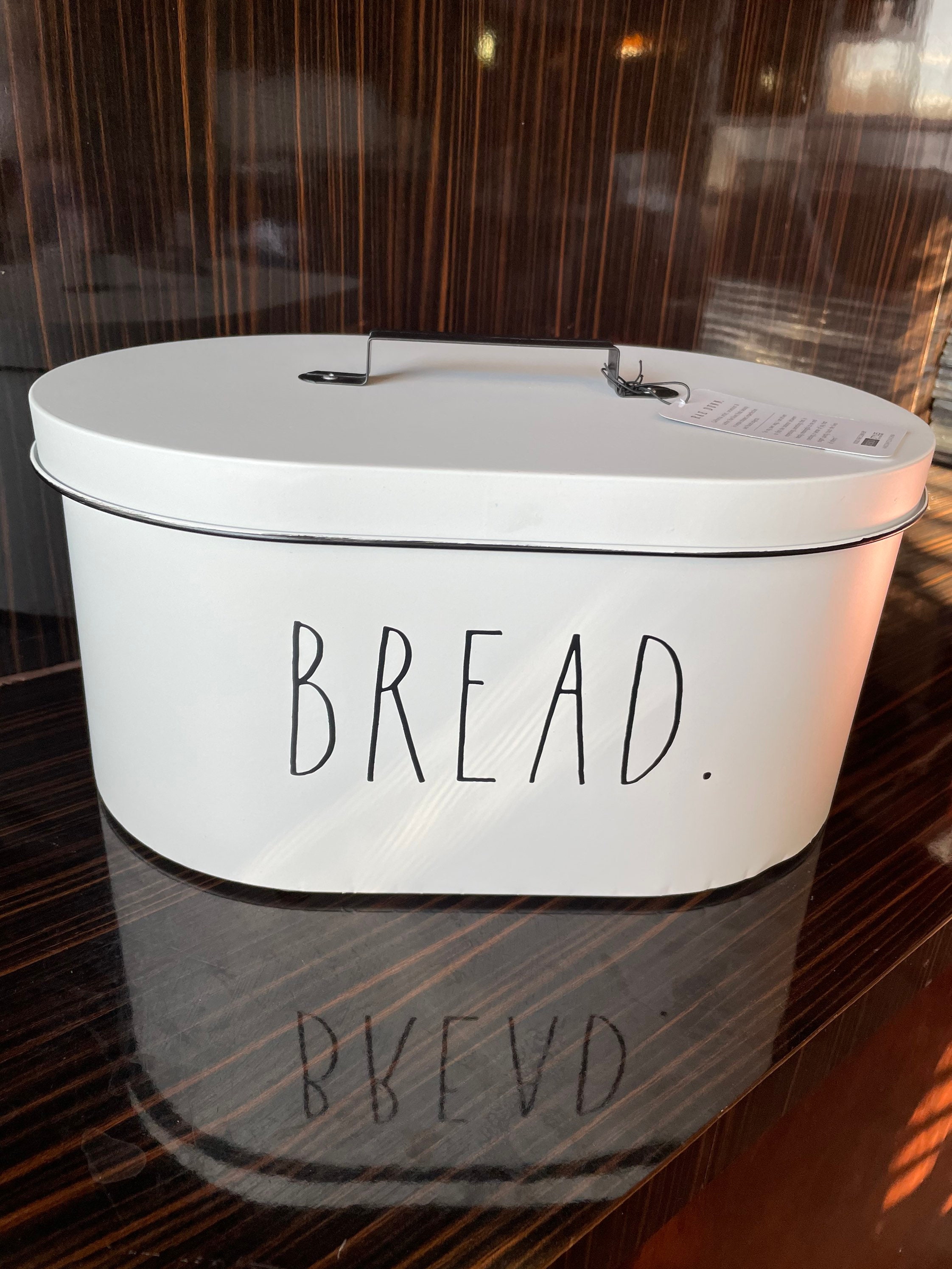 Farm House  Bread Box - metal - large bread box - bakery - farmhouse style - kitchen decor -
