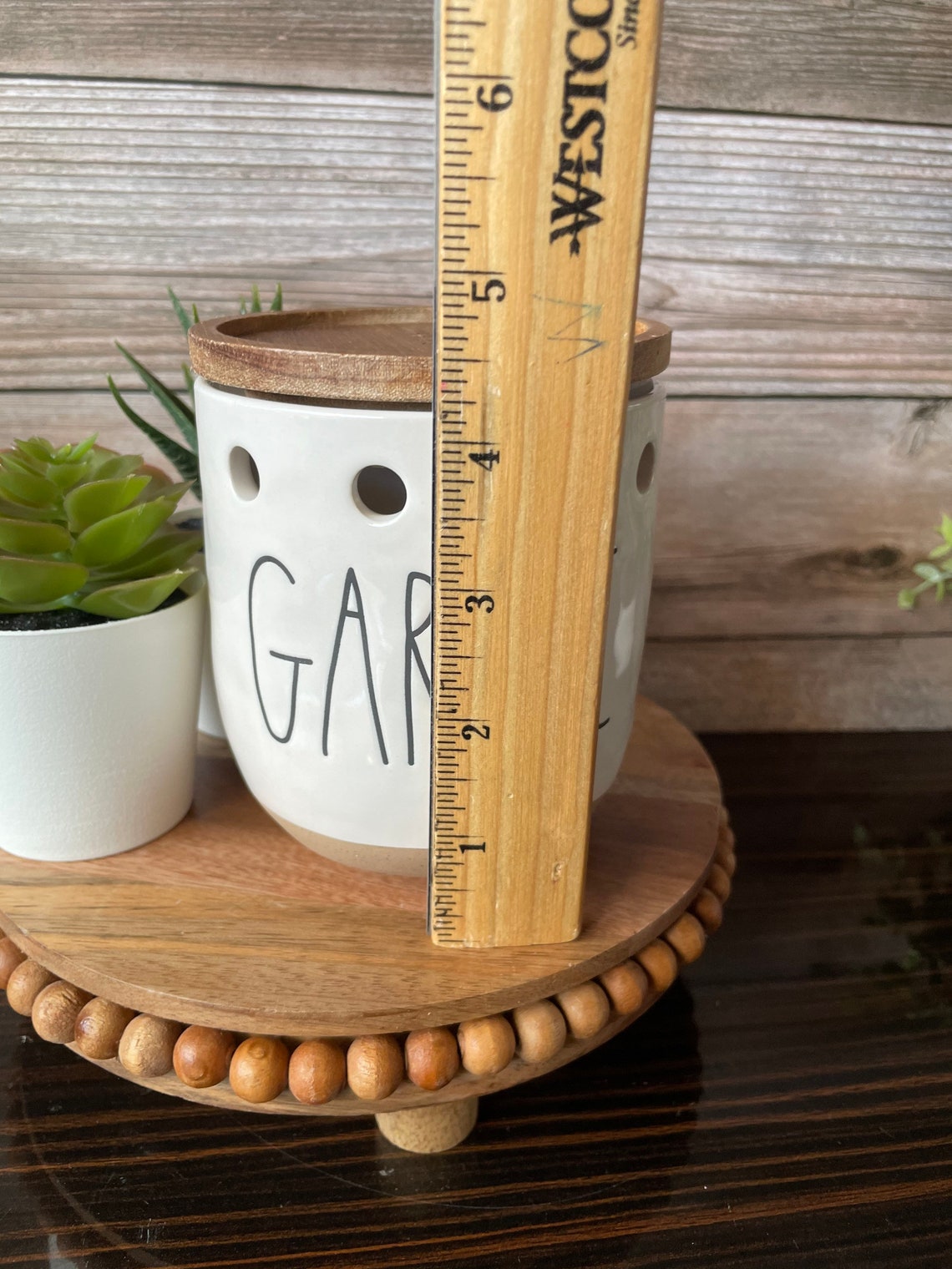 Rae Dunn garlic holder garlic canister garlic cellar Etsy